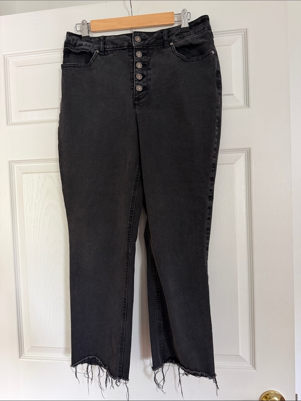 Sound style button fly jeans